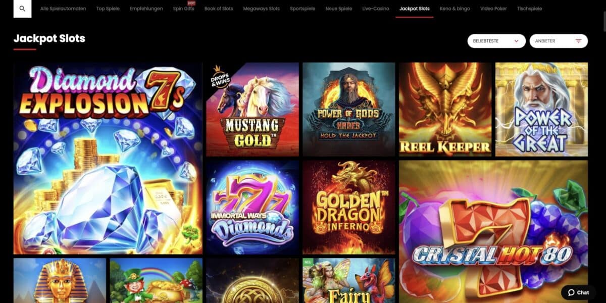 Select.Bet Casino Jackpots